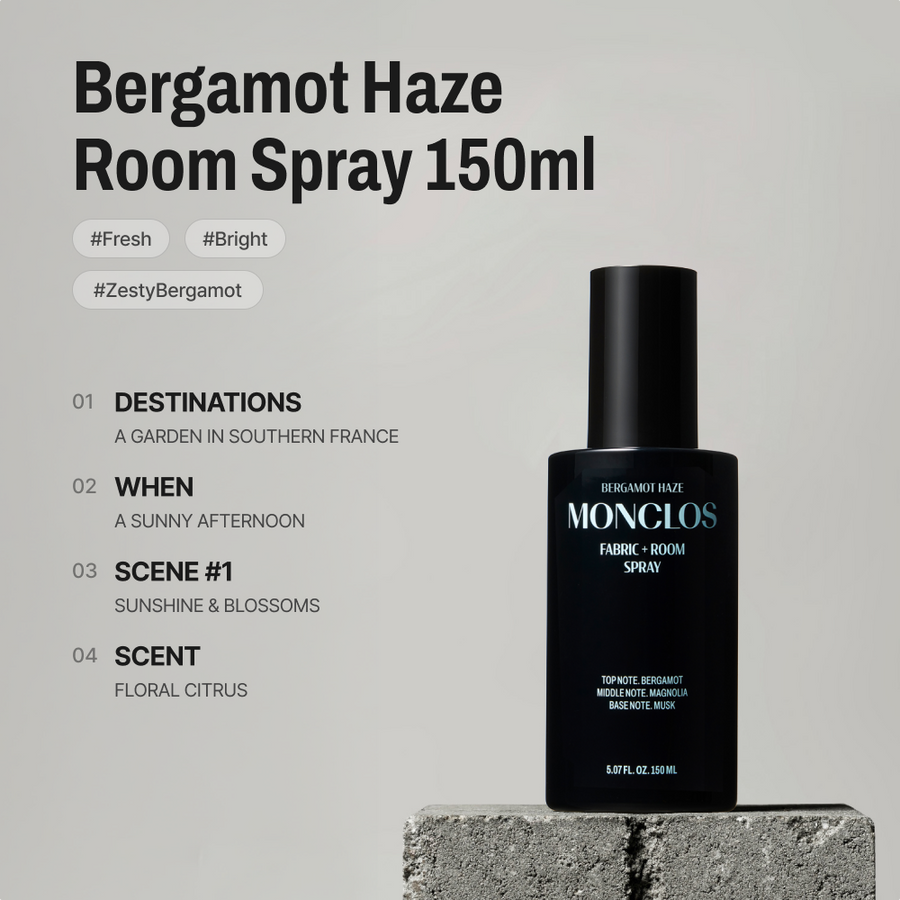 Bergamot Haze Fabric + Room Spray
