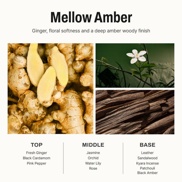 Mellow Amber Fabric + Room Spray & Diffuser