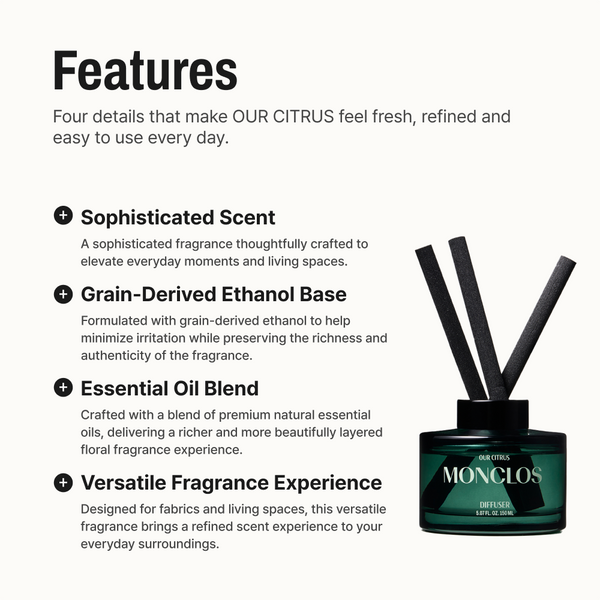 Our Citrus Fabric + Room Spray & Diffuser
