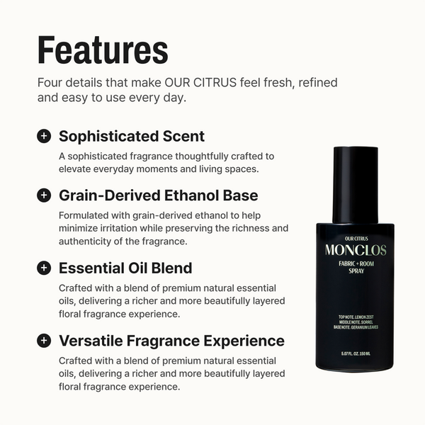 Our Citrus Fabric + Room Spray & Diffuser